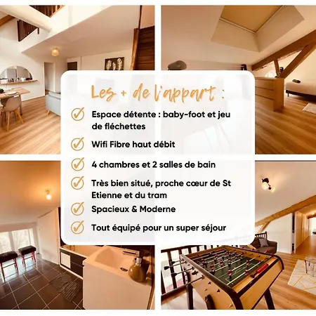 Bel Appart' 4 Duplex Durafour